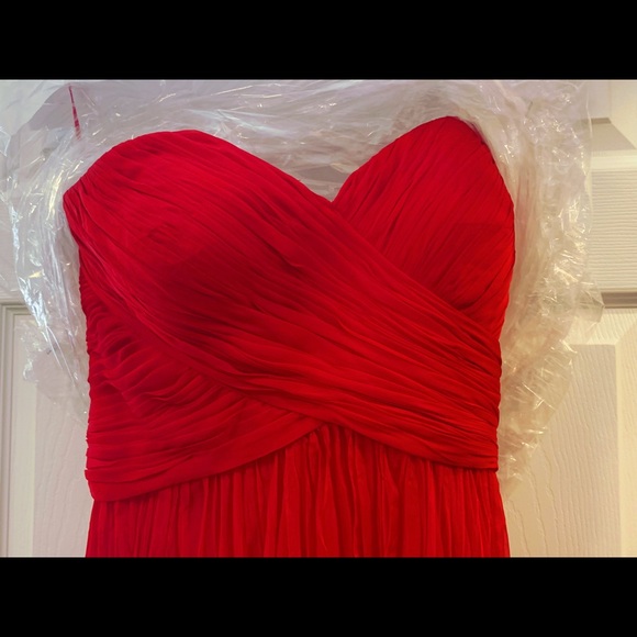 Strapless Red Ballgown - Picture 5 of 6
